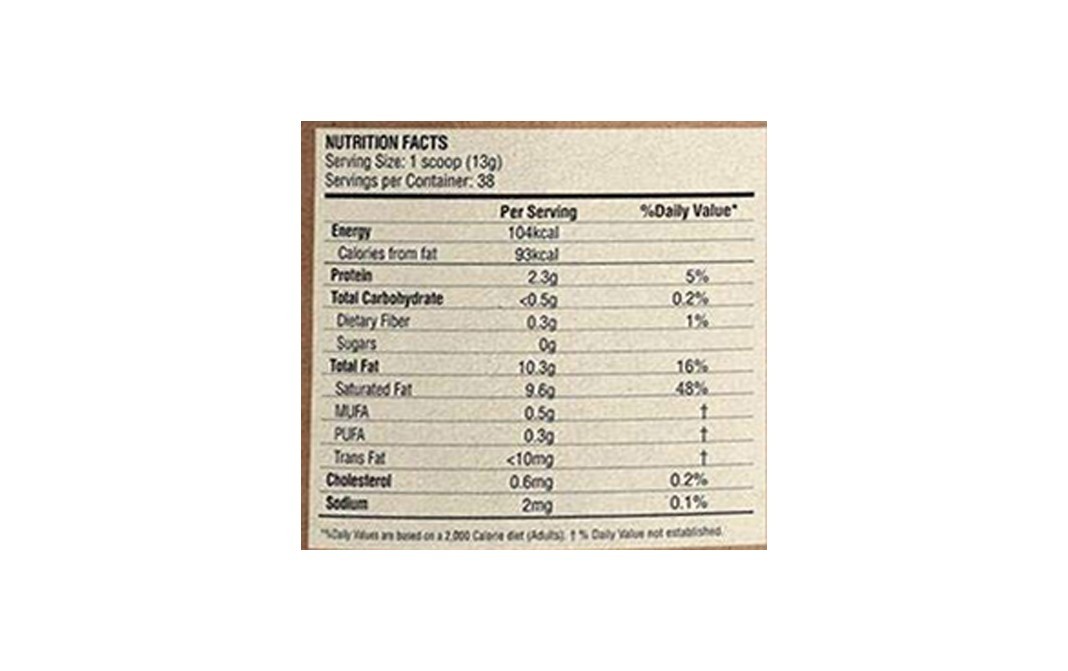 Ketofuel Original Unflavored Ketogenic Fat Powder   Pack  500 grams
